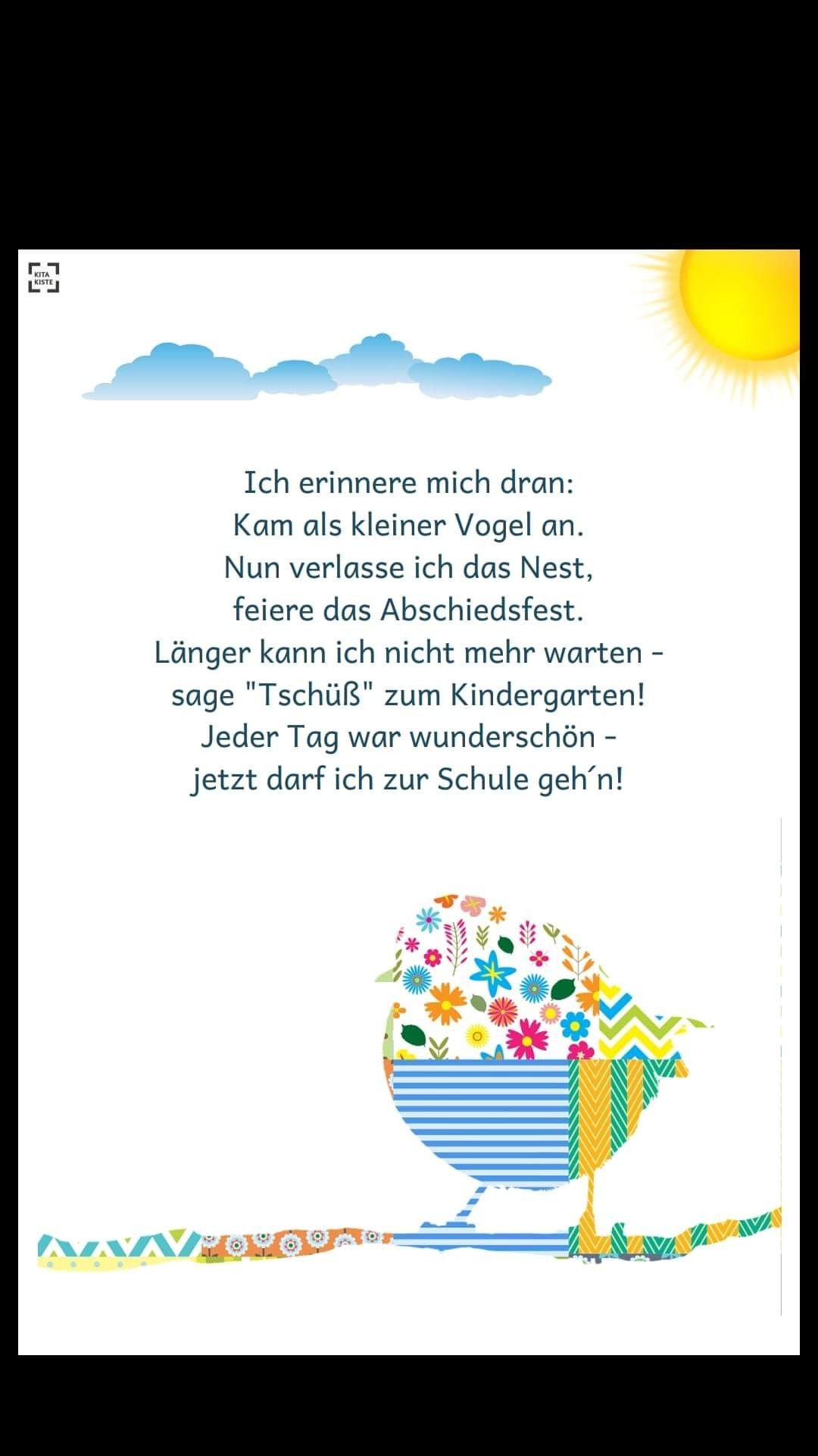 50 Herzliche Abschiedssprüche Für Den Kindergarten!